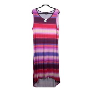 SIMPLY EMMA PLUS SIZE 2X‎ MULTICOLOR LONG DRESS MAXI SPRING SUMMER NWT